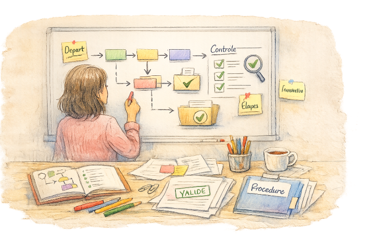 mode de processus pour la création de process d'entreprise